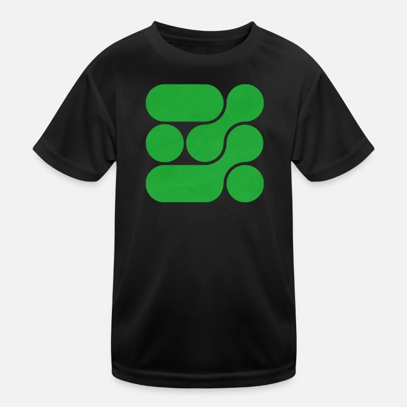 OCHOOO - GRÜN Kinder Funktions-T-Shirt