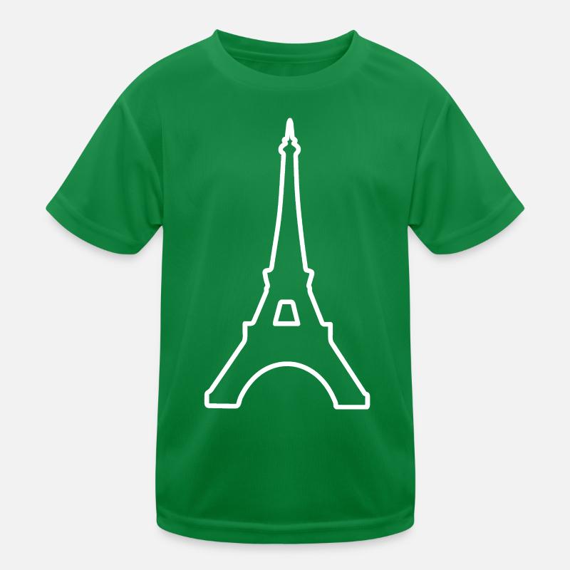 Tour Eiffel Paris monument minimaliste T-shirt sport Enfant