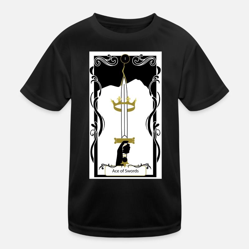 Ass der Schwerter Kinder Funktions-T-Shirt
