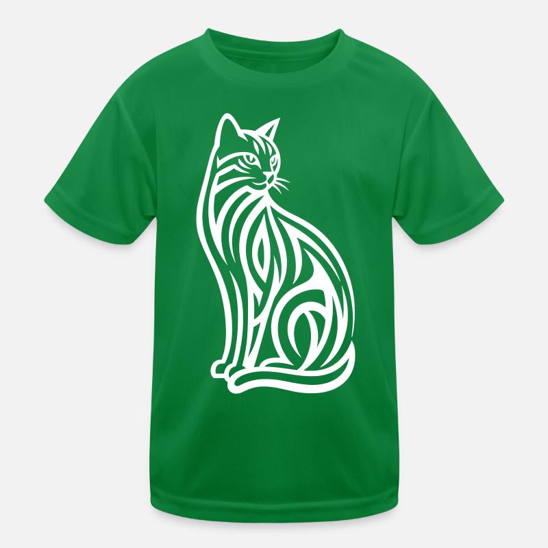 Just a White Cat #1 | N-imal_Wears Kinder Funktions-T-Shirt