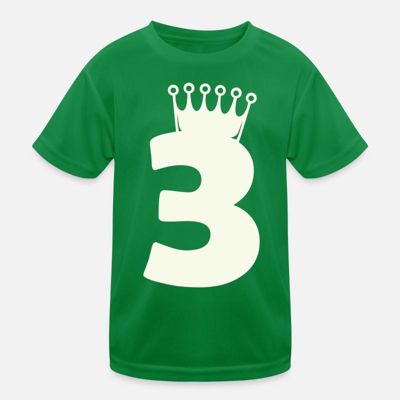 3_krone Kinder Funktions-T-Shirt