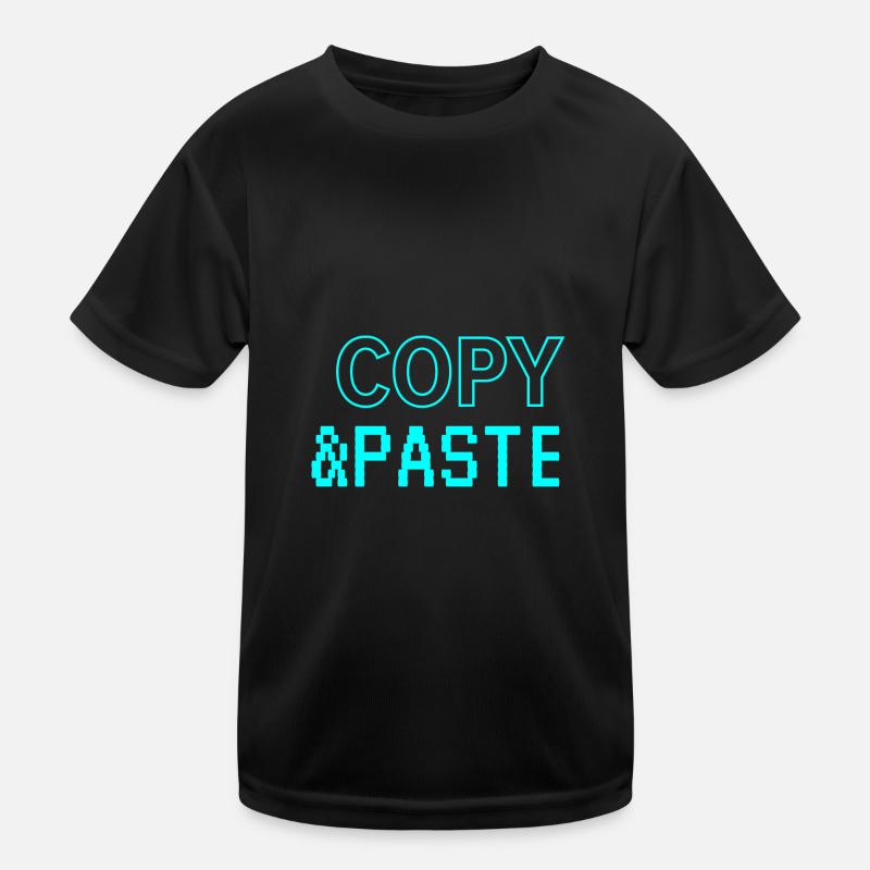 Copy & Paste Kinder Funktions-T-Shirt