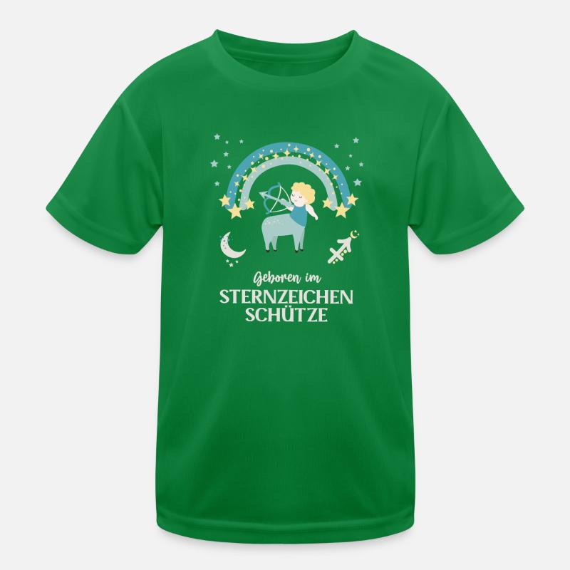 Schütze Sternzeichen Geburtstag Sterne Sagittarius Kinder Funktions-T-Shirt