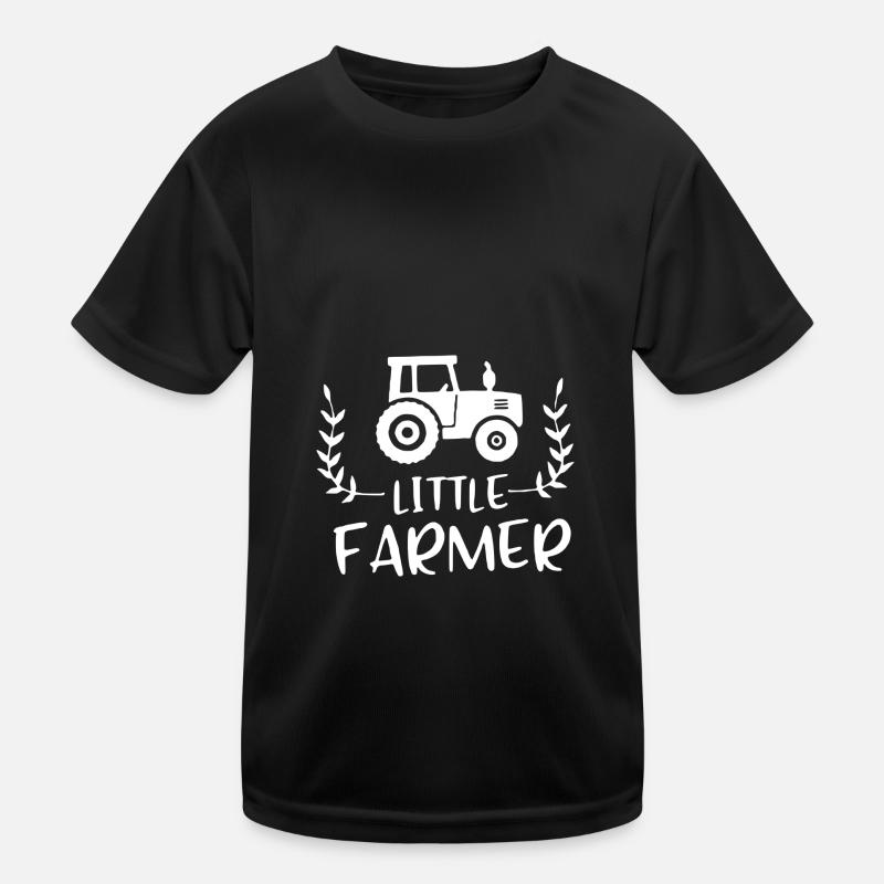 Little Farmer mit Traktor Kinder Funktions-T-Shirt