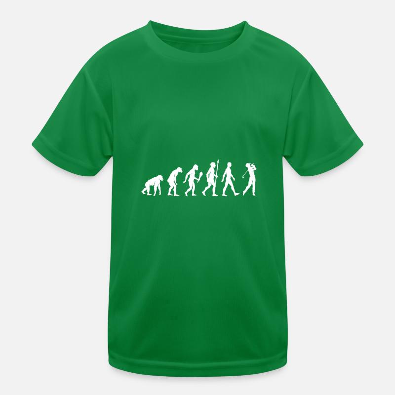 Lustige Golf Evolution Golfspieler Geschenkidee Kinder Funktions-T-Shirt