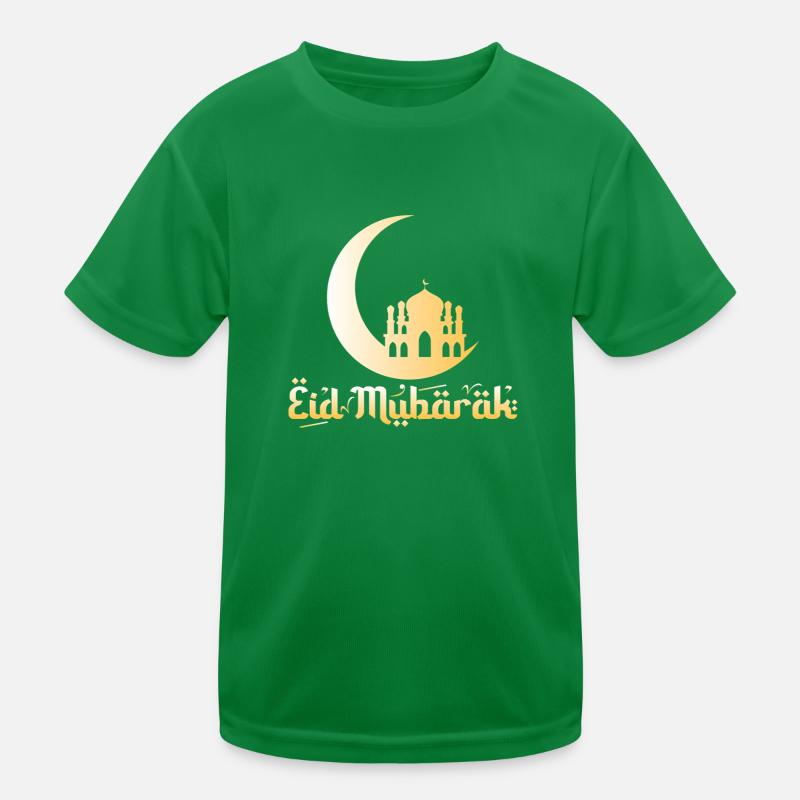 Eid Mubarak Kids Functional T-Shirt