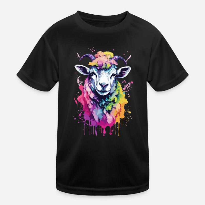Devient cool mignon dans un design coloré et cool T-shirt sport Enfant