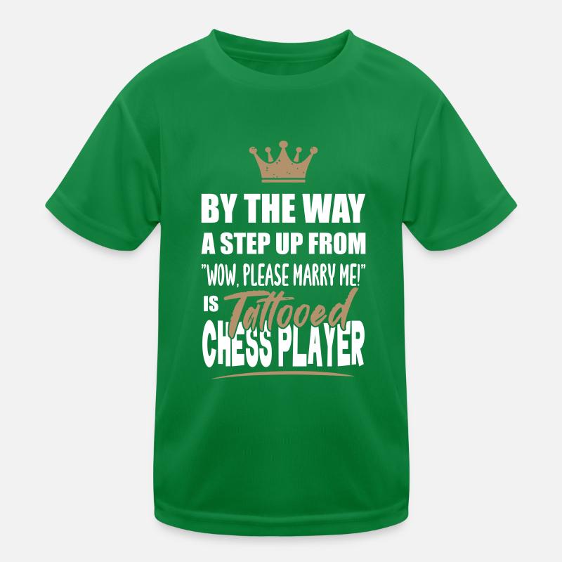 Les joueurs d’échecs tatoués sont les plus attrayants. T-shirt sport Enfant