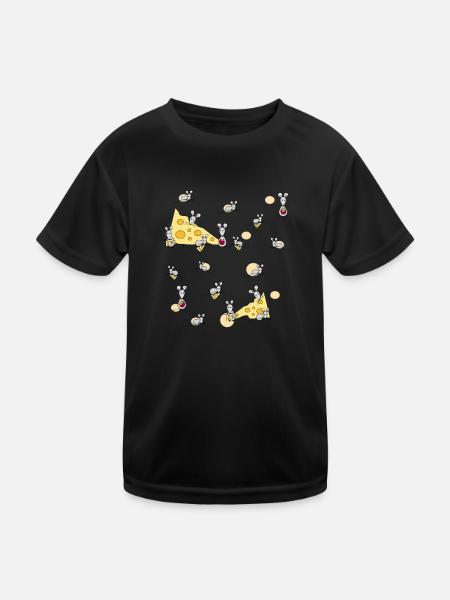 Mouse - Kids Functional T-Shirt - black - Front