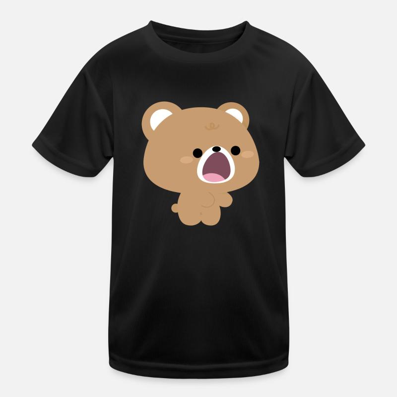 Brown Bear Feeding Love Part 2 Kids Functional T-Shirt