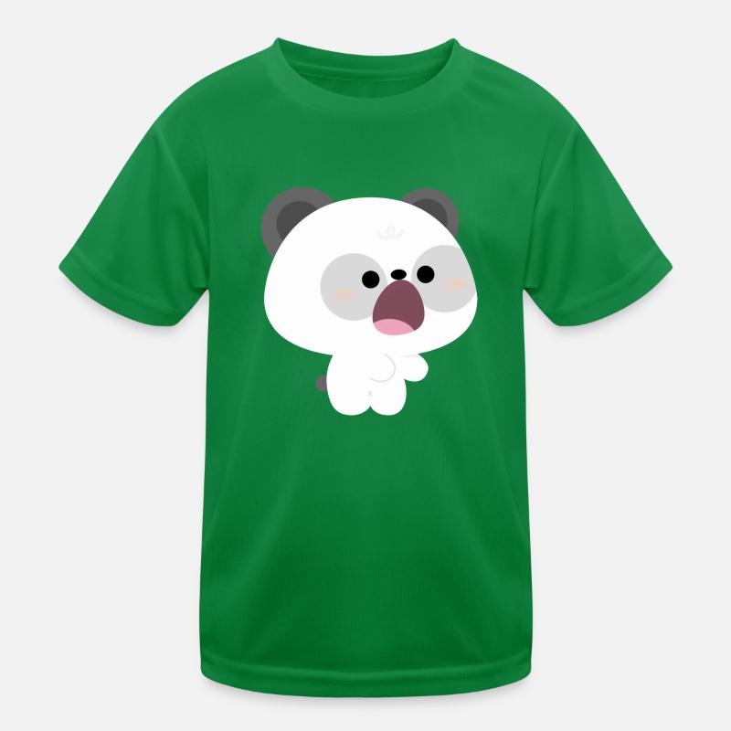 Panda füttert Liebe Teil 2 Kinder Funktions-T-Shirt