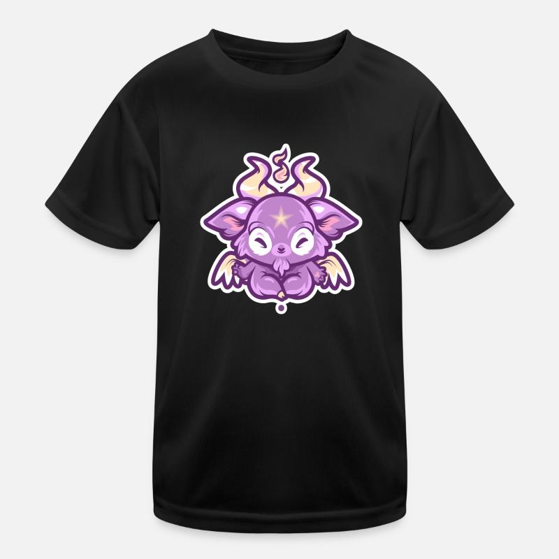 Cute Satan Kids Functional T-Shirt