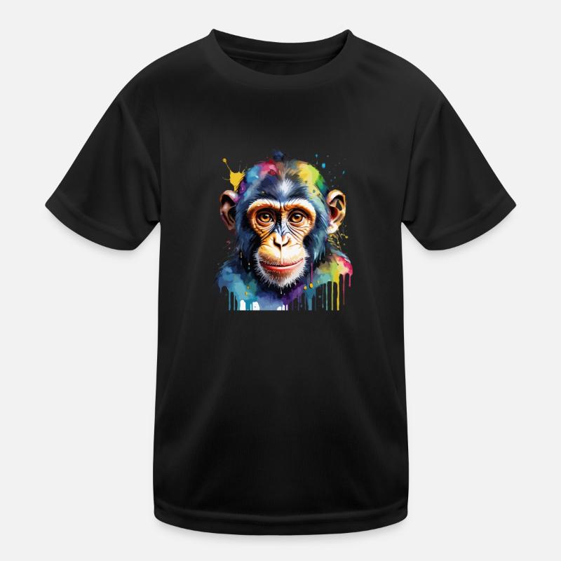 Monkey Color Stench Cool Cool Kids Functional T-Shirt