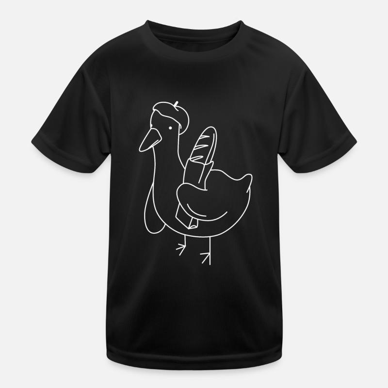 Baguette Duck Kids Functional T-Shirt