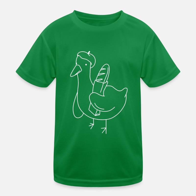Baguette Duck Kids Functional T-Shirt