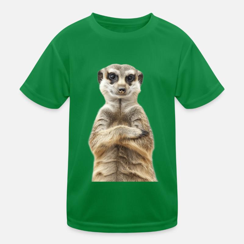 Erdmännchen Kinder Funktions-T-Shirt