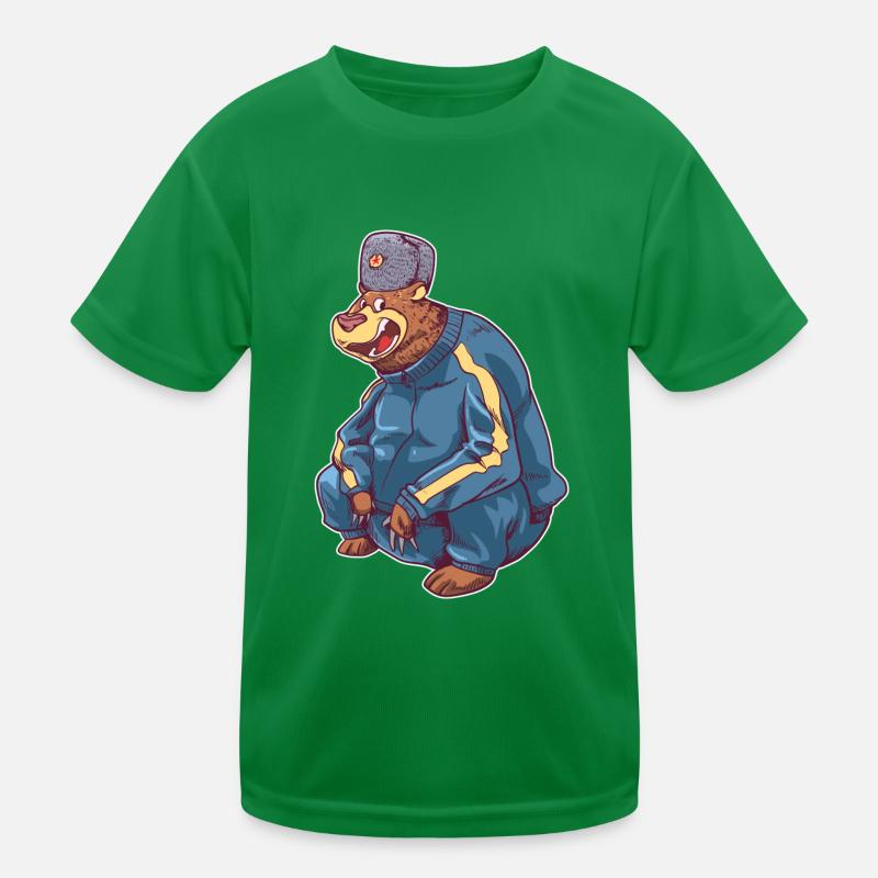 Bear makes the Russian stool gift for a Kids Functional T-Shirt