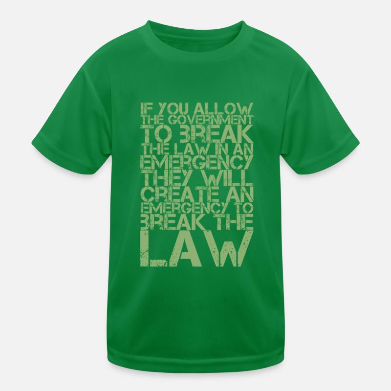 Notfall-Tyrannei Kinder Funktions-T-Shirt