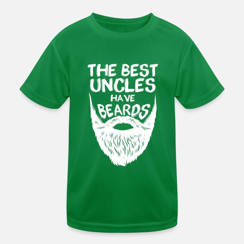 Bearded Uncle Kids Functional T-Shirt