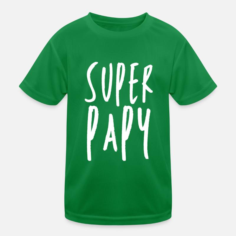 Super Papy Kids Functional T-Shirt