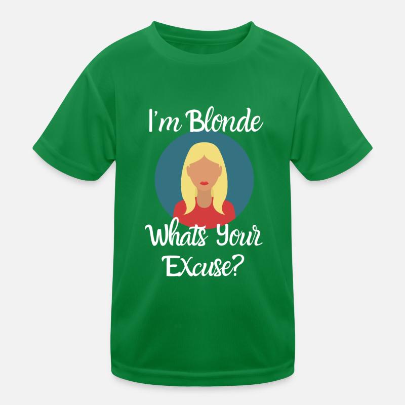 Blondes Haar Kinder Funktions-T-Shirt