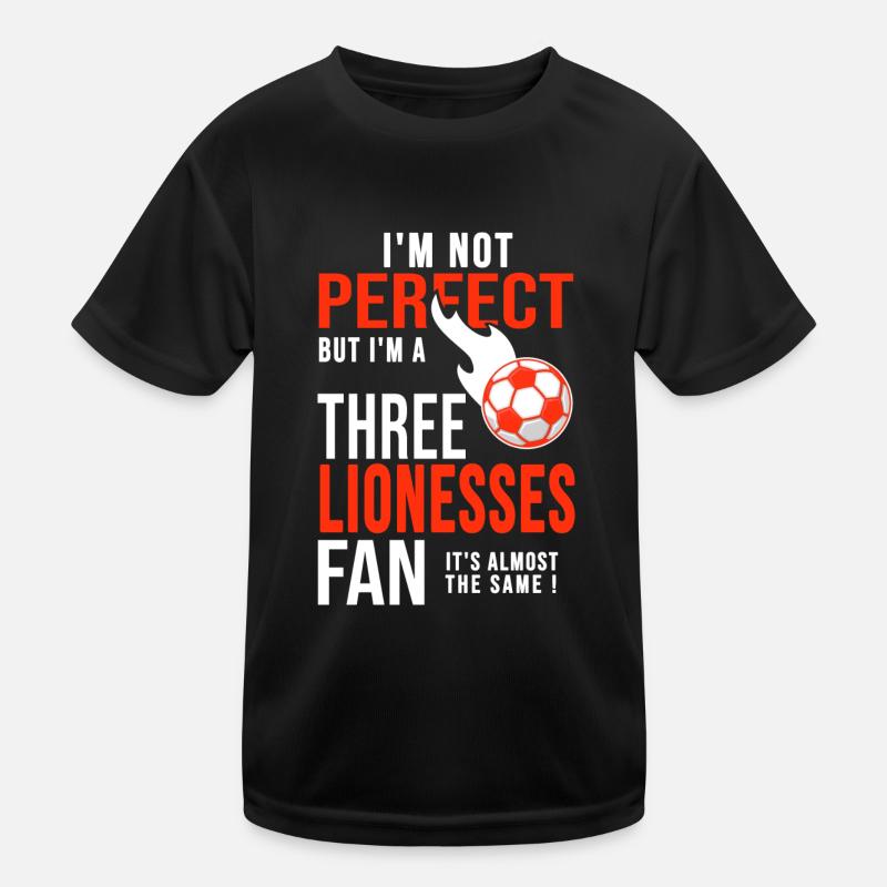 Frauenfußball Three Lionesses Fan Kinder Funktions-T-Shirt
