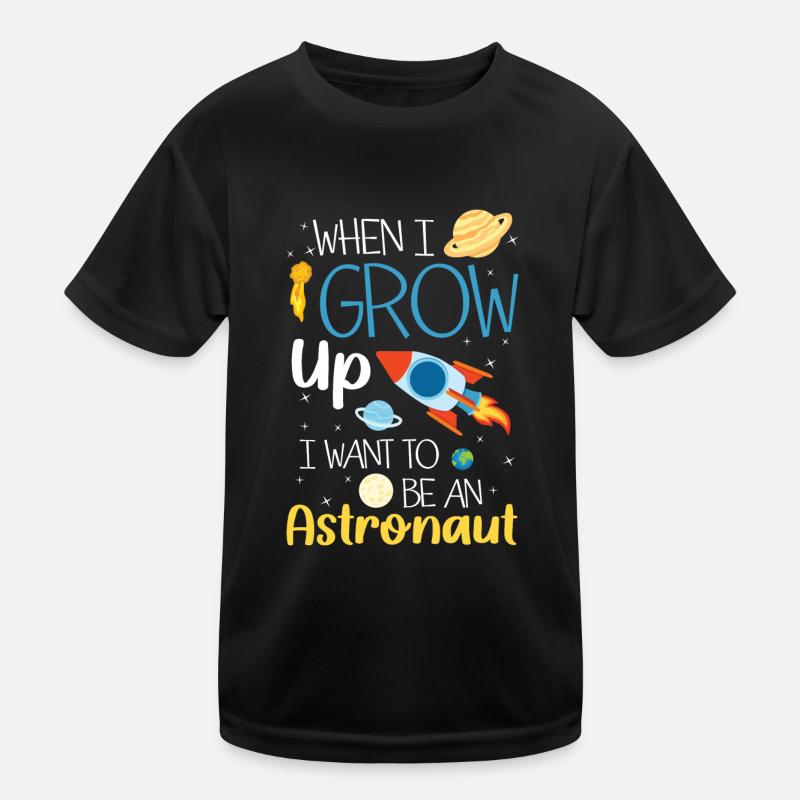 Espace Espace SpaceShip Planet T-shirt sport Enfant