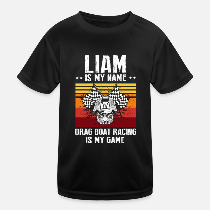 Conception de bateaux de course pour les courses de dragsters T-shirt sport Enfant