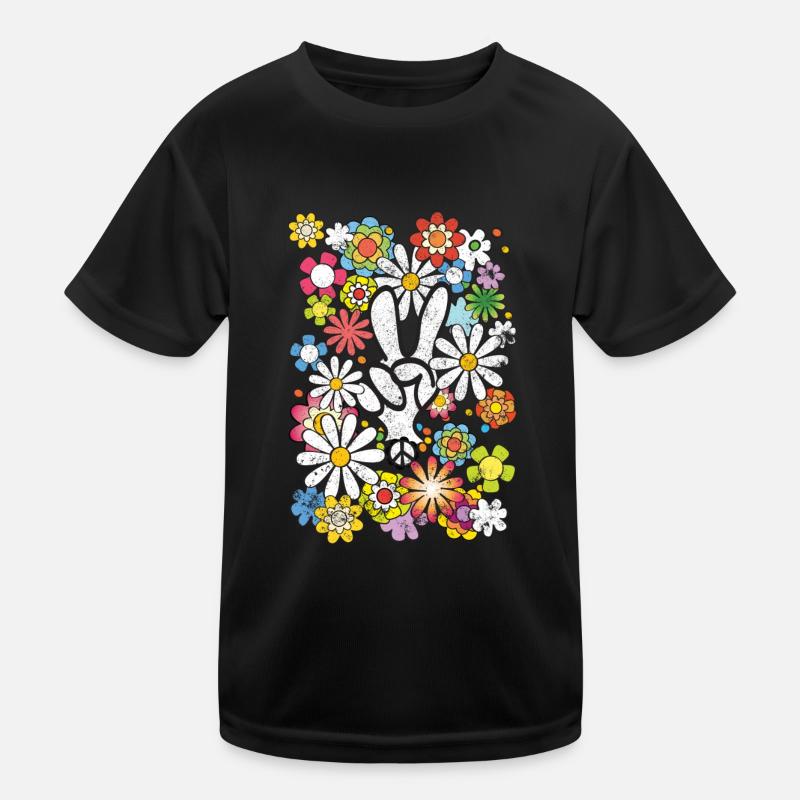 Have a nice Day! (used look) - Kinder Funktions-T-Shirt - Schwarz