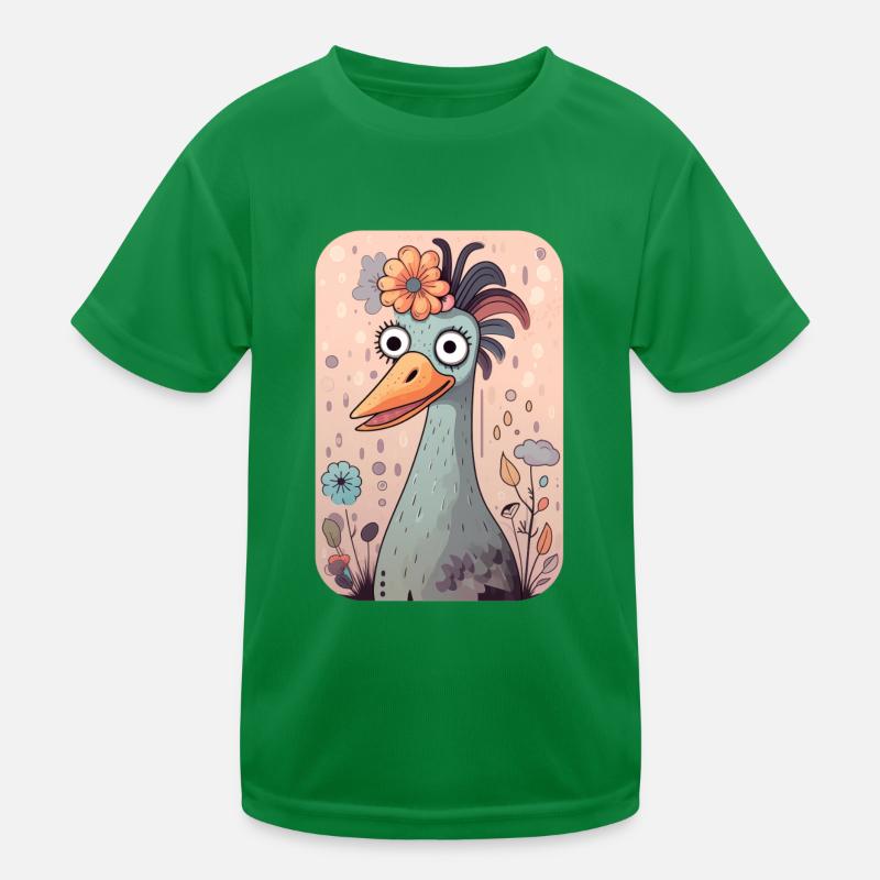 Gans Kinder Funktions-T-Shirt