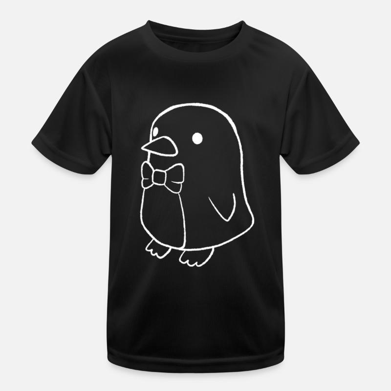Elegant Penguin Kids Functional T-Shirt
