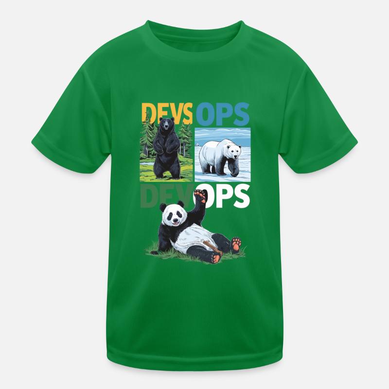 Devops Kinder Funktions-T-Shirt