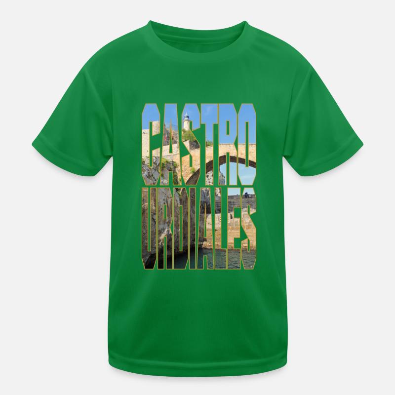 Castro Urdiales, Cantabrie. Conception originale T-shirt sport Enfant