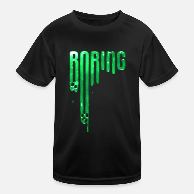 LANGWEILIG Kinder Funktions-T-Shirt