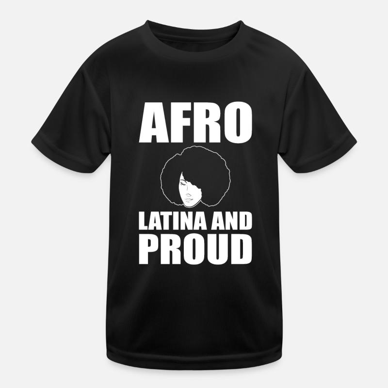 Afro Latina Kids Functional T-Shirt