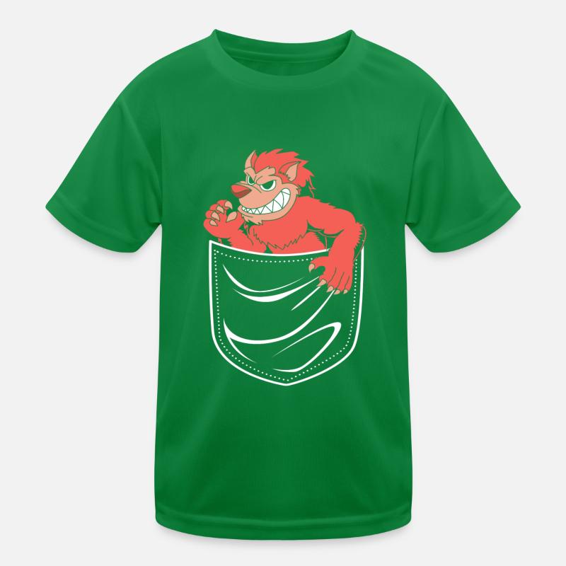 Werwolf Kinder Funktions-T-Shirt