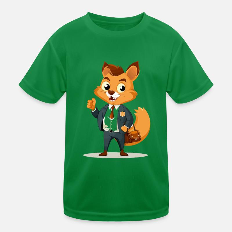 Banker Squirrelnut Kids Functional T-Shirt