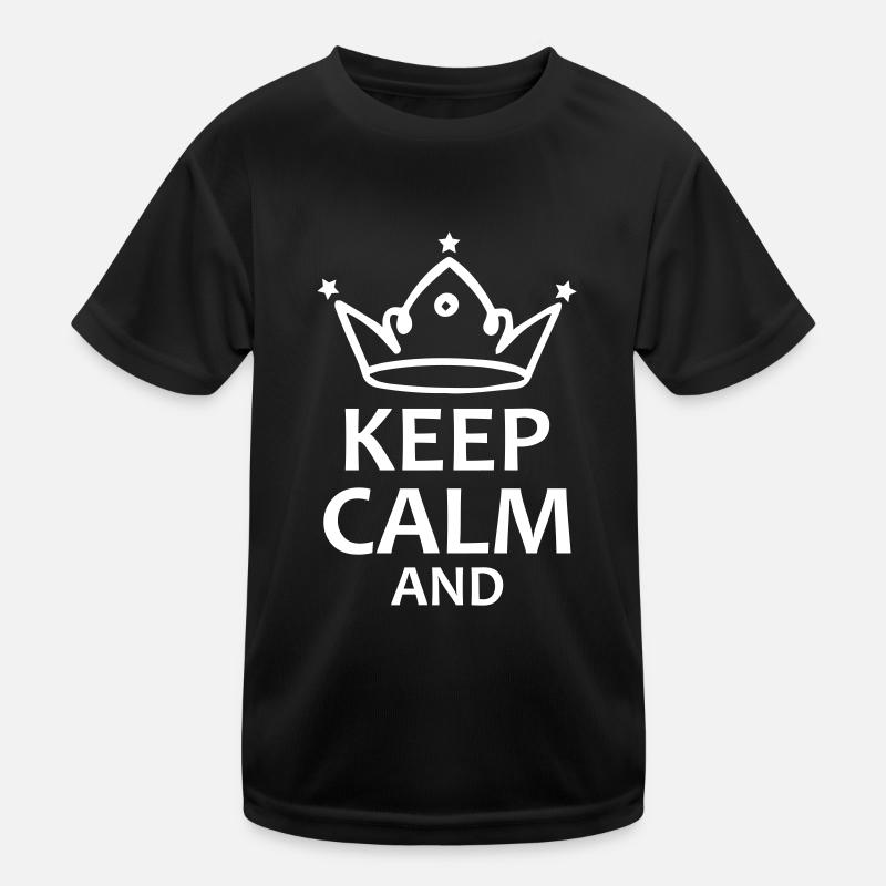 keep calm and Kids Functional T-Shirt