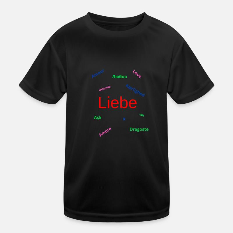 Liebe Kinder Funktions-T-Shirt