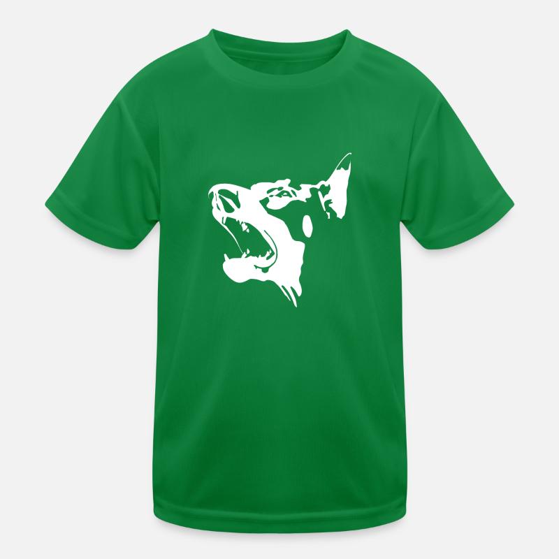 Hund Dobermann Kinder Funktions-T-Shirt