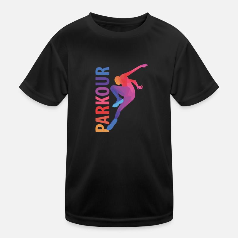 Parkour Geschenk Kinder Funktions-T-Shirt