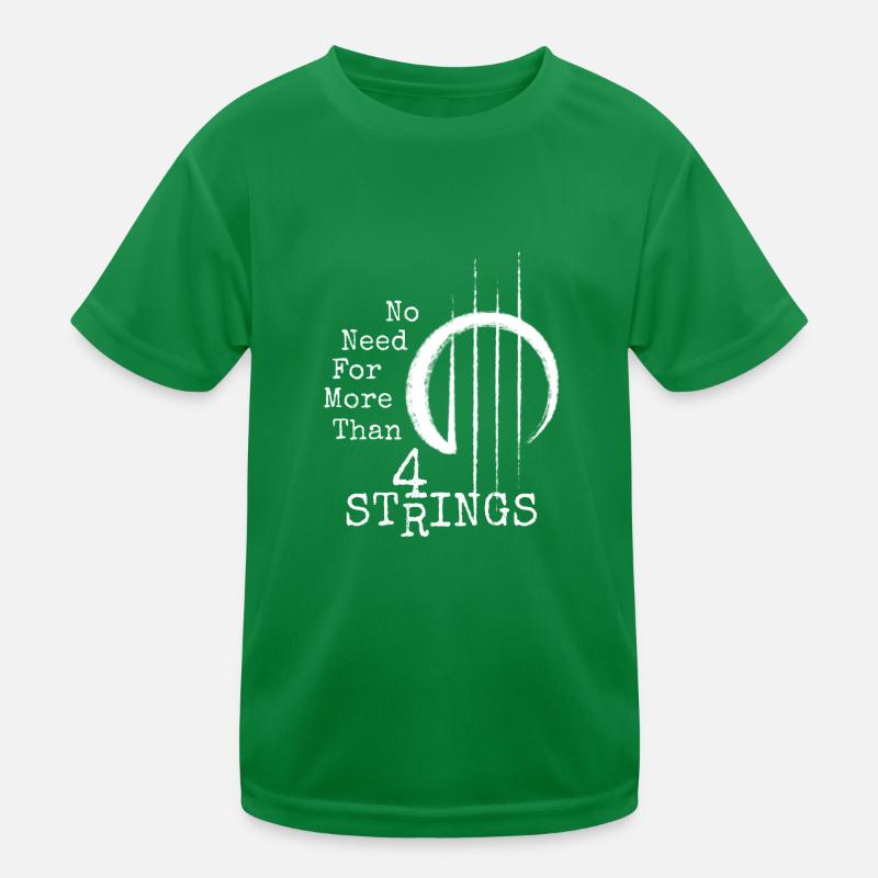 4 cordes Ukulélé Basse Violon Anti-Guitare Diss Sp T-shirt sport Enfant