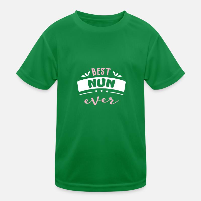 Beste Nonne Geschenk Kinder Funktions-T-Shirt