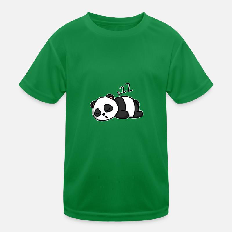 Niedlich Schlafender Panda Geschenk Kinder Funktions-T-Shirt