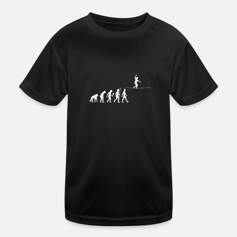 Slackline Evolution Slackliner Geschenkidee Kinder Funktions-T-Shirt