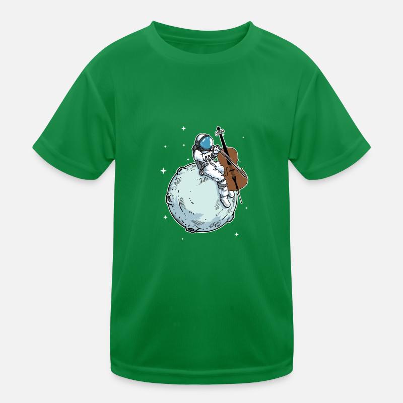 Astronaute Jouer violoncelle musique violoncelle amant T-shirt sport Enfant