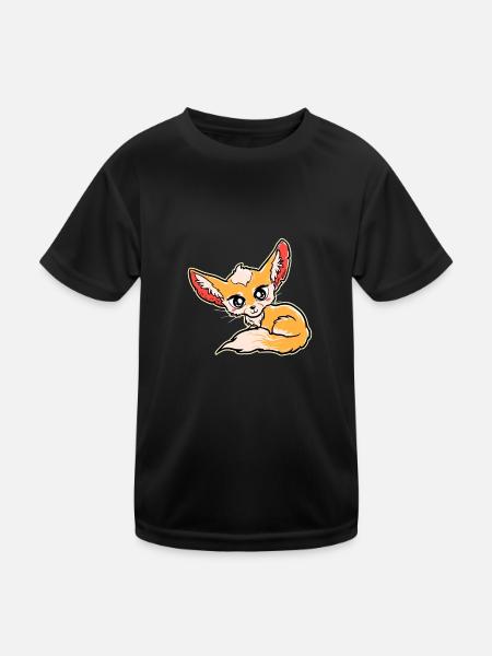 Renards renards - T-shirt sport Enfant - noir - Devant