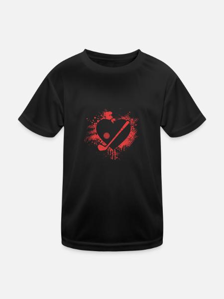 J’aime les golfeurs golfeurs golfeurs golfeurs - T-shirt sport Enfant - noir - Devant