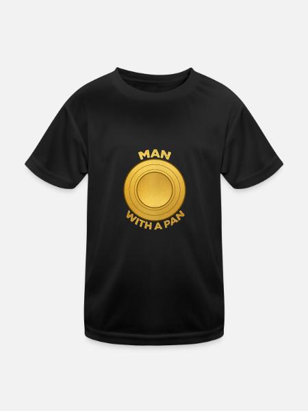 Goldsucher Mining Bergbau Goldrausch Spitzhacke - Kinder Funktions-T-Shirt - Schwarz - Vorne