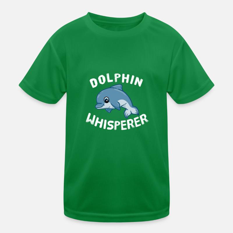 Dolphin Whisperer Delfin Flüsterer Beluga Kinder Funktions-T-Shirt